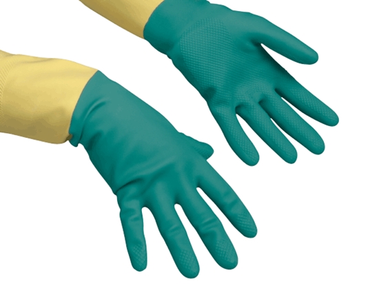 Picture of HEAVYWEIGHT GREEN/YELLOW GLOVE LARGE (9.5-10)- SOLD PER PAIR